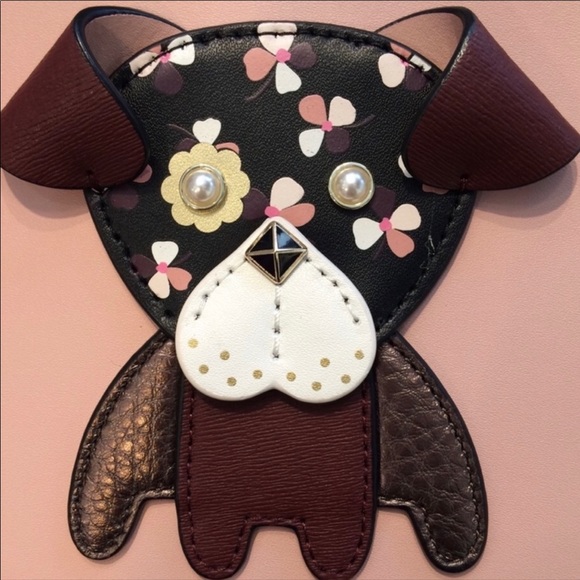 Kate Spade Limited Edition Floral Pup Double Zip Crossbody. - Picture 5 of 9
